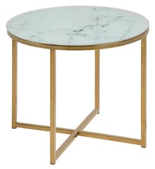 Столик Falchetto Gold Marble 50 см цена и информация | Журнальные столики | 220.lv