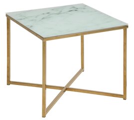 Falchetto Zelta marmora galds 50x50 cm cena un informācija | Žurnālgaldiņi | 220.lv