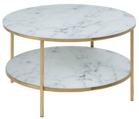 Falchetto zelta marmora galds cena un informācija | Žurnālgaldiņi | 220.lv