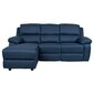 Stūra dīvāns Berit LC, zils цена и информация | Dīvāni | 220.lv