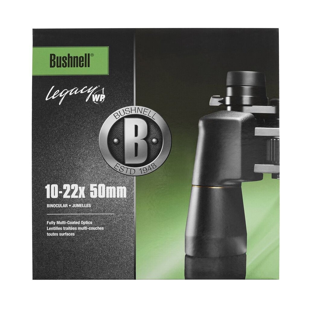 Binoklis Bushnell Legacy 10-22x50 WTP cena un informācija | Binokļi | 220.lv