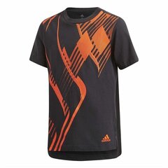 Детский Футболка с коротким рукавом Adidas Essentials Чёрный цена и информация | Рубашки для мальчиков | 220.lv