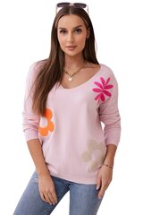 Женская блузка больших размеров персикового цвета цена и информация | Женские блузки, рубашки | 220.lv