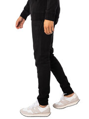 Sportswear logo tarped jogger superdry m7010999a02a vīriešiem juoda men's black M7010999A02A цена и информация | Мужские брюки | 220.lv