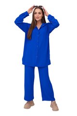Женский бархатный комплект синего цвета цена и информация | Женские костюмы | 220.lv