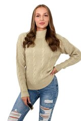 Džemperis sievietēm 26439, bēšā krāsā cena un informācija | Sieviešu džemperi | 220.lv