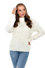 Džemperis sievietēm 26453, balts cena un informācija | Sieviešu džemperi | 220.lv