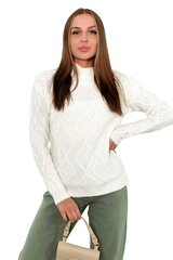 Džemperis sievietēm 26488, balts cena un informācija | Sieviešu džemperi | 220.lv