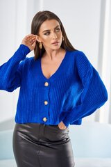Džemperis sievietēm 26506, zils cena un informācija | Sieviešu džemperi | 220.lv