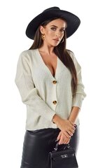 Džemperis sievietēm 26508, balts cena un informācija | Sieviešu džemperi | 220.lv