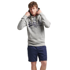 Vintage vl hood superdry m2012093azuc vīriešiem pilka men's grey M2012093AZUC цена и информация | Мужские толстовки | 220.lv