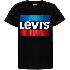 Levi's T-krekls zēniem, melns cena un informācija | Zēnu krekli | 220.lv