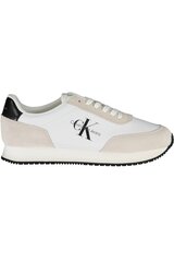 Sporta apavi vīriešiem Calvin Klein YM0YM00746, balti цена и информация | Кроссовки для мужчин | 220.lv