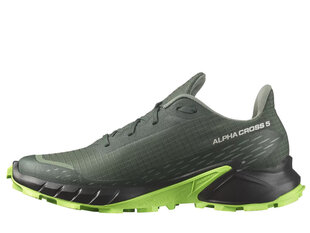 Alphacross 5 salomon l47311700 vīriešiem žalioji men's green L47311700 цена и информация | Кроссовки для мужчин | 220.lv