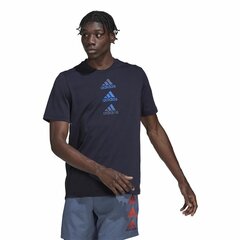 Adidas Футболки Длинные рукaва Для мужчин Fb Hype Ls Tee Blue цена и информация | Мужские футболки | 220.lv