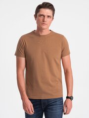 T-krekls vīriešiem Ombre Clothing, brūns cena un informācija | Vīriešu T-krekli | 220.lv