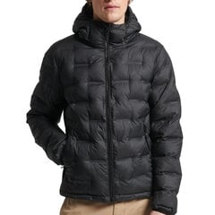 Short quilted puffer coat superdry m5011811a02a vīriešiem juoda men's black M5011811A02A цена и информация | Мужские куртки | 220.lv