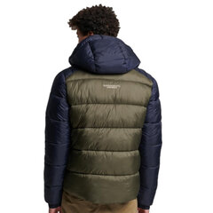 Hood colour block sport puffer superdry m5011752a9uk vīriešiem none men's multicolour M5011752A9UK цена и информация | Мужские куртки | 220.lv