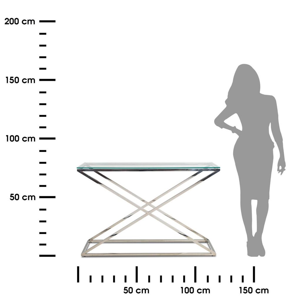 Saliba Silver konsole cena un informācija | Konsoles galdiņi | 220.lv