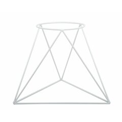 Треугольная стоячая клумба 40 см белая цена и информация | Подставки для цветов, держатели для вазонов | 220.lv
