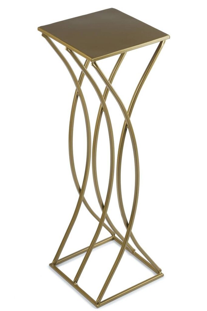 Moderns puķu statīvs zelta krāsā 75 cm cena un informācija | Ziedu statīvi, puķu podu turētāji | 220.lv