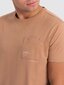 T-krekls vīriešiem Ombre Clothing 124346-7, brūns cena un informācija | Vīriešu T-krekli | 220.lv