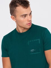 мужская хлопковая футболка с карманом - море v5 om-tspt-0154 124345-7 цена и информация | Мужские футболки | 220.lv