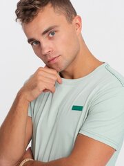 T-krekls vīriešiem Ombre Clothing 124340-7, zaļš cena un informācija | Vīriešu T-krekli | 220.lv