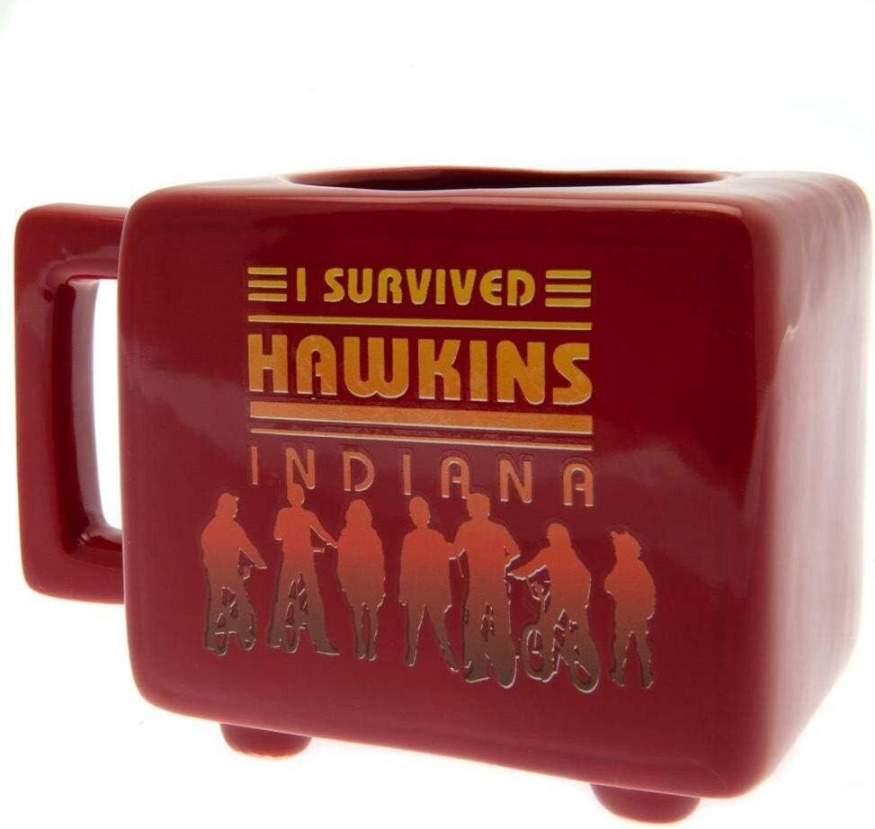 Stranger Things - I Survived TV Shaped Heat Changing Mug cena un informācija | Datorspēļu suvenīri | 220.lv