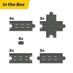 Vilcienu sliežu detaļu komplekts Intelino cena un informācija | Rotaļlietas zēniem | 220.lv