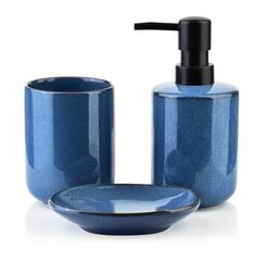 Набор аксессуаров для ванной комнаты Mondex из 3 предметов в синих тонах цена и информация | Аксессуары для ванной комнаты | 220.lv