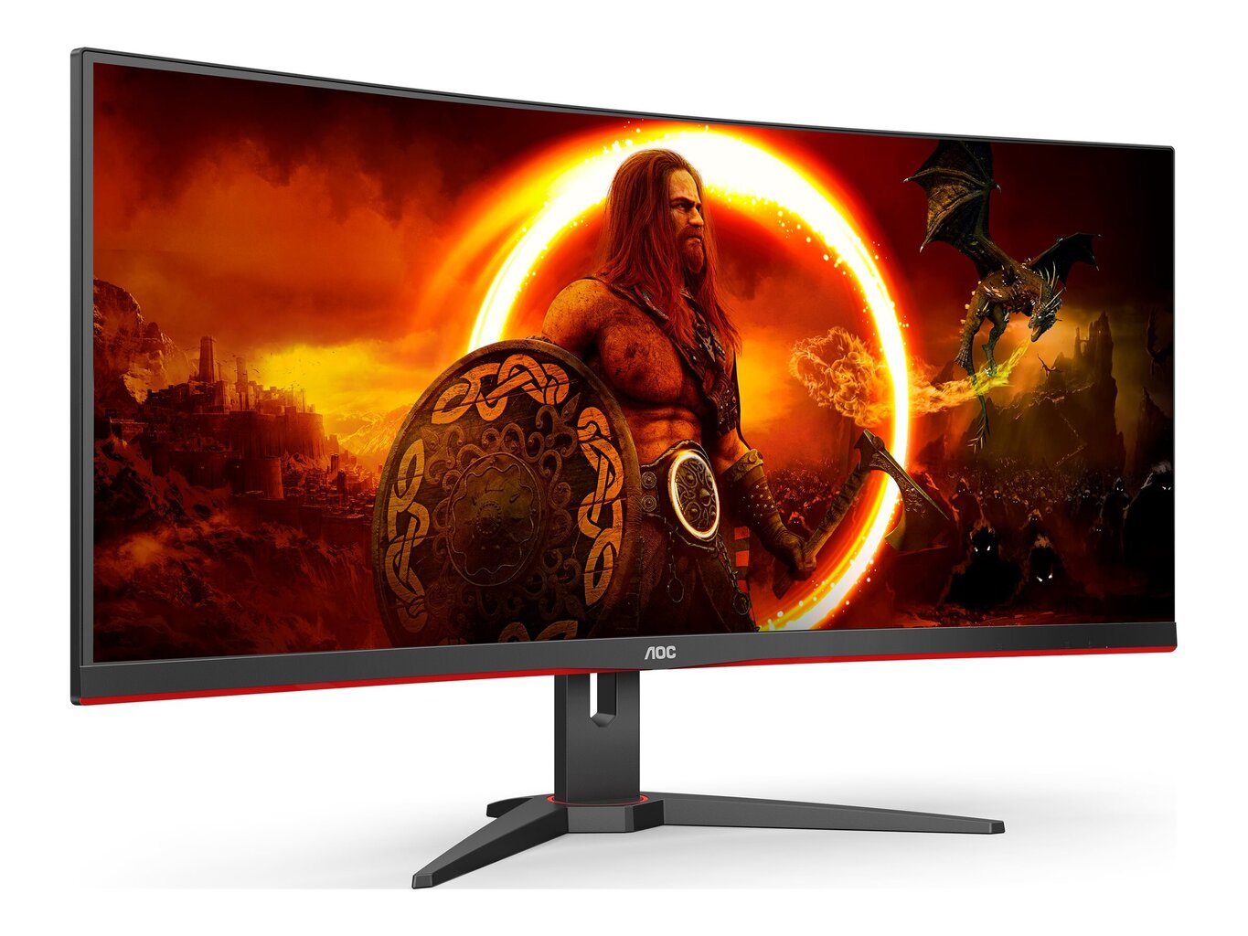 AOC CU34G2XE/BK цена и информация | Monitori | 220.lv