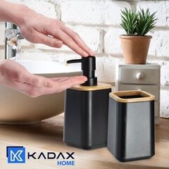 Kadax K7815 Набор аксессуаров для ванной комнаты 2 шт. черный цена и информация | Аксессуары для ванной комнаты | 220.lv