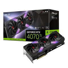 PNY GeForce RTX 4070 Ti Super XLR8 Gaming Verto Epic-X RGB (VCG4070TS16TFXXPB1-O) cena un informācija | Videokartes (GPU) | 220.lv