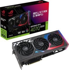 Asus ROG Strix GeForce RTX 4070 Super OC Edition (90YV0KD0-M0NA00) цена и информация | Видеокарты (GPU) | 220.lv