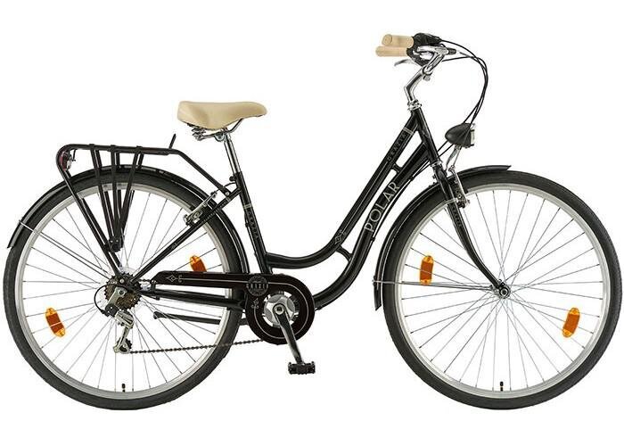 Pilsētas velosipēds Polar Grazia, 28", melns cena un informācija | Velosipēdi | 220.lv