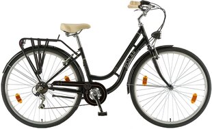 Pilsētas velosipēds Polar Grazia 6S Retro 22 L, 28", melns цена и информация | Велосипеды | 220.lv