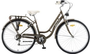 Городской велосипед Polar Grazia 6S Retro 23 L, 28", серый цена и информация | Велосипеды | 220.lv
