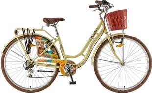 Городской велосипед Polar Grazia 6S 22 L, 28", бежевый цена и информация | Велосипеды | 220.lv