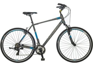 Pilsētas velosipēds Polar Helix 20 XL, 28", pelēks/zils цена и информация | Велосипеды | 220.lv