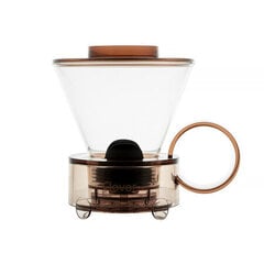 Clever Dripper - Кофеварка стеклянная 500мл, прозрачная коричневая цена и информация | Чайники, кофейники | 220.lv