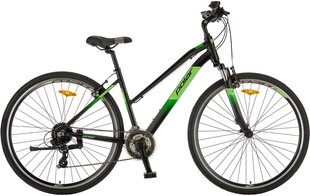 Pilsētas velosipēds Polar Forester Comp Lady 22 L, 28", melns/gaiši zaļš цена и информация | Велосипеды | 220.lv