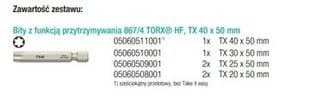 НАБОР БИТ BIT-CHECK 6 WOOD TX HF 1 SB, 6 ШТ. 05073639001 ВЕРА цена и информация | Механические инструменты | 220.lv