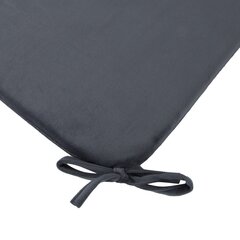 Комплект из 2 подушек на стул Velvet 39x39см, серый цена и информация | Декоративные подушки и наволочки | 220.lv