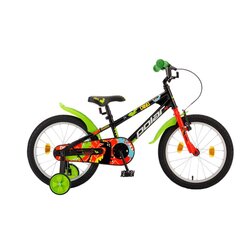 Bērnu velosipēds Polar JR Dino, 18", melns cena un informācija | Velosipēdi | 220.lv