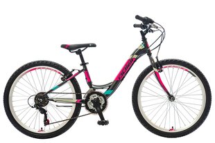 Подростковый велосипед Polar Modesty, 24", серый цена и информация | Велосипеды | 220.lv