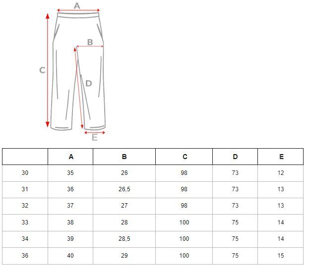 Zilas saplēstas džinsu bikses Coren E/5604/01-52225-33 cena un informācija | Vīriešu džinsi | 220.lv