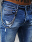 Zilas saplēstas džinsu bikses Coren E/5604/01-52225-33 cena un informācija | Vīriešu džinsi | 220.lv