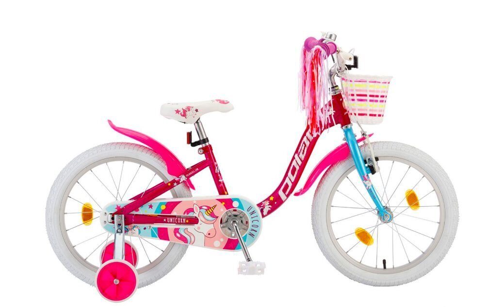 Bērnu velosipēds Polar Unicorn, 20’’, rozā цена и информация | Velosipēdi | 220.lv