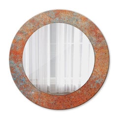 TULUP spogulis ar rāmi Sarūsējis metāls, Ø50cm, apelsīns цена и информация | Зеркальца | 220.lv